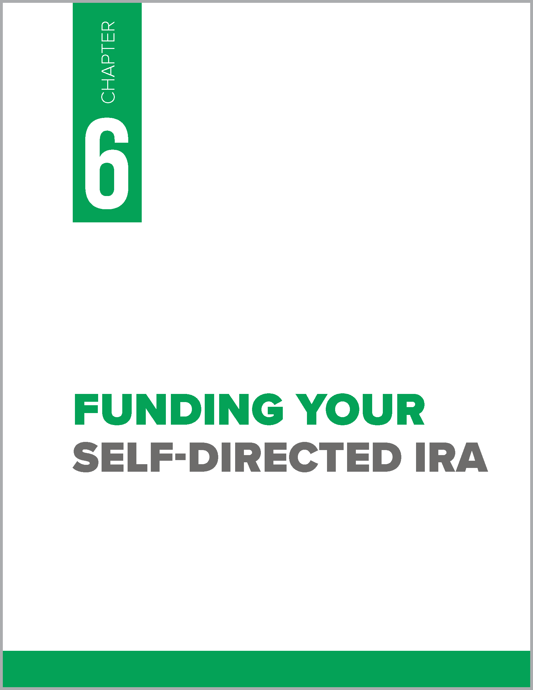 eBook: Chapter 6- Funding a SDIRA